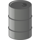 download Metal Barrel clipart image with 0 hue color