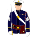 download Soldier clipart image with 0 hue color