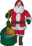 Santa And Bag