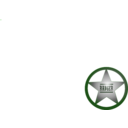 download Texas Ranger Star clipart image with 90 hue color