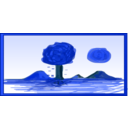 download Fall Landscape 2 clipart image with 180 hue color