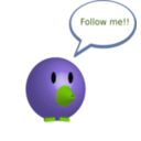download Pajarito Twitter clipart image with 45 hue color