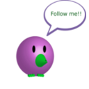 download Pajarito Twitter clipart image with 90 hue color