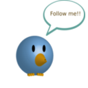 download Pajarito Twitter clipart image with 0 hue color