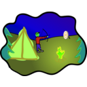 download Happy Camping Archery clipart image with 45 hue color