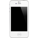 download Iphone 4 4s White clipart image with 45 hue color