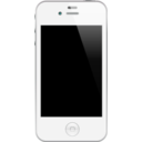 download Iphone 4 4s White clipart image with 315 hue color