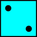 download Red Die 2 clipart image with 180 hue color