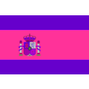 download Spain clipart image with 270 hue color