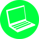 download Icon Laptop clipart image with 135 hue color