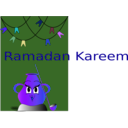 download Ramadan Kareem clipart image with 225 hue color