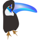 download Toucan Toco clipart image with 180 hue color