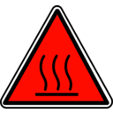 download Hot Surface Danger clipart image with 315 hue color