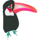 download Toucan Toco clipart image with 315 hue color