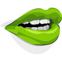 download Mouth clipart image with 90 hue color