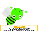 download Bee clipart image with 45 hue color