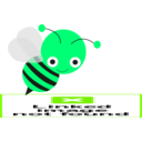 download Bee clipart image with 90 hue color