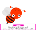 download Bee clipart image with 315 hue color