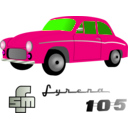 download Syrena 105 clipart image with 270 hue color