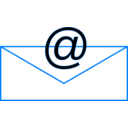 download Email Rectangle Simple 3 clipart image with 270 hue color
