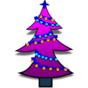 download Christmas 005 clipart image with 180 hue color