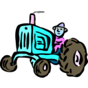 download Architetto Trattore clipart image with 180 hue color