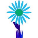 download Flower clipart image with 135 hue color