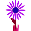 download Flower clipart image with 225 hue color