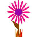 download Flower clipart image with 270 hue color