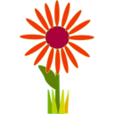 download Flower clipart image with 315 hue color