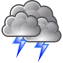 download Tango Weather Storm clipart image with 180 hue color
