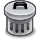 download Trash Can clipart image with 135 hue color