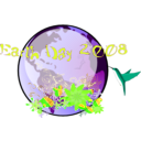download Earth Day 2008 clipart image with 45 hue color