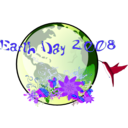 download Earth Day 2008 clipart image with 225 hue color