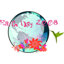 download Earth Day 2008 clipart image with 315 hue color