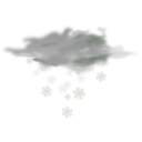 download Weather Icon Snowy clipart image with 270 hue color