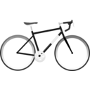 download Bicycle clipart image with 90 hue color