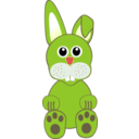 download Funny Baby Bunny Sitting clipart image with 45 hue color