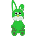 download Funny Baby Bunny Sitting clipart image with 90 hue color