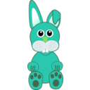 download Funny Baby Bunny Sitting clipart image with 135 hue color