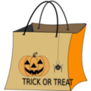 download Trick Or Treat Bag clipart image with 0 hue color