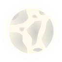 download Moon clipart image with 180 hue color