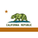 download Flag Of California clipart image with 45 hue color