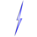 download Bolt1 Yellow clipart image with 180 hue color