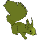 download Squirrel clipart image with 45 hue color