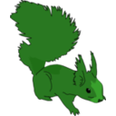 download Squirrel clipart image with 90 hue color