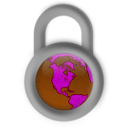 download Secure About The World clipart image with 180 hue color