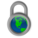 download Secure About The World clipart image with 0 hue color