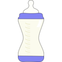 download Baby Bottle clipart image with 180 hue color