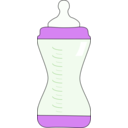 download Baby Bottle clipart image with 225 hue color